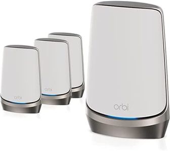 NETGEAR Orbi Whole Home WiFi 6 Tri-Band Mesh System (RBKE954) | AXE11000 (6E) Wireless Speed (Up to 10.8Gbps) | 4 Pack
