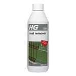 HG Rust Remover for Metal, Effective Rust Stain Remover with Rust Repellent Effect, Anti Rust Dip or Paint On, Powerful Rust Cleaner for Gates, Tools & Furniture - 500ml