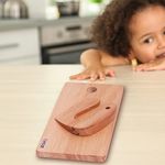 Toyroom-Room full of Smiles Wooden Little Sous Chef's Real Kitchen Tools | Montessori Knife & Cutting Board | Life Skills Enhancing Toys | for Kids, Girls