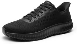 Bruno Marc Men's Hands Free Non Slip Shoes, Lightweight Mens Work Shoes & Restaurant or Food Service Sneakers,Size 9.5,Black-Hands Free,SBWO2403M