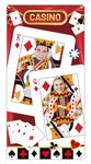 Casino Theme Party Photo Door Banner Backdrop Props Poker Photo Props Banner Supplies Casino Nigh Party Decorations Las Vegas Theme Photo Door Banner for Game Night Birthday Party Supplies Favors