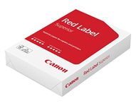 Canon Red Label - Premium A4 Printer Paper 80gsm, 1 Ream (500 Sheets Total) for Home and Business use, White, A4 (210mm x 297mm), 8627A80S