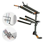 HYPERAX Volt SKI - RV-Rated Vertical Hitch-Mounted Ski & Snowboard, Tiltable Rack for SUV, Sedan and RV, Compatible with 2" Hitch Receiver, Fit up to 4 Pairs of skis or 2 Snowboards for Each Side