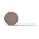 Mesheshe 1 in x 16ft Self Adhesive Polyester Felt Tape, Thick Velvet Self-Stick Felt Strip, Flocking Felt Tape Roll for DIY, Projector Screen Felt Tape Border Absorbs Light, Brightens Image (White)