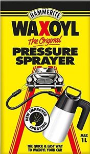 Waxoyl High Pressure Sprayer Kit with Extension Hose and Spray Nozzle for Car Wax Spray and Car Polish. Car Care Kit by Hammerite for Waxoyl, Perfect for Car Shampoo and Wax