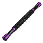 YANSYI Muscle Roller Stick, Body Massage Roller Stick for Athletes, Help Relieve Muscle Soreness, Tightness, Leg Cramps & Back Pain, for Massage, Physical Therapy & Body Recovery (Purple)