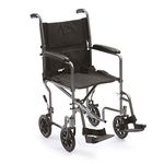 Drive Devilbiss Steel Foldable Travel Chair, 19 Inch Seat width