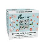 Perky-Pet 532 Clear Hummingbird Nectar Liquid Concentrate in Recyclable Aluminum Can - 4 Cans, 12 oz Each - 48 Total Ounces