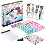 Fashion Angels Fashion Design Light Up Sketch Pad 12521, Light Up Tracing Pad, Includes USB, Ultra Thin Tablet, Includes Stencils and Stickers, Recommended for Ages 8 and Up, Multi