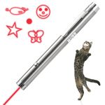 murr Light Pen for Cats | Chase Toys Pointer Toy | Cat Red Pointer | interactive Light All Breeds | Silver