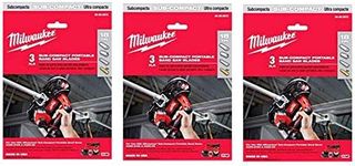 Milwaukee 48-39-0572 Sub-Compact Portable Band Saw Blades, 27-Inch 18TPI, 3 Blades per Pack, 3 Pack (9 Blades Total)