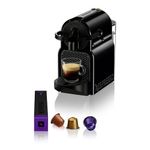 Nespresso DeLonghi EN 80.B - Inissia Capsule Coffee Pod Machine - Auto Brew Stop, fast Heat-up, auto Off - 0.8 Liters, 19 Bar - incl. 16 Pods - black