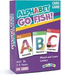 BenBen Alphabet Go Fish Card Game for Kids,104 Cards, Oversized ABC Learning Playing Cards, Memory Matching Games, 2-8 Players, Ages 3 and up, Easter Basket Stuffers, Stocking Stuffers