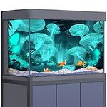 Aquarium Background Sticker - Cyan 