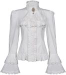 Victorian Blouse Womens Gothic Pira