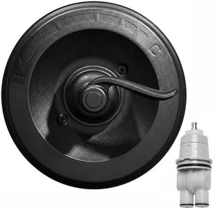 Shower Trim Kit for Delta 13/14 Series, Curved Lever Handle, Matte Black Metal Plate, Fits R10000-UNBX/UNB/UNWS/UNWSHF, With Valve Cartridge, Durable Brass, Easy DIY Install (Valve Body Not Included)