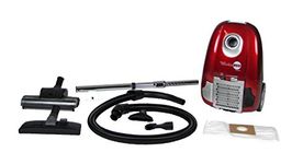 Atrix - Turbo Red HC1-AMZ Canister Vacuum with 6 Quart HEPA Filter and Variable Speed