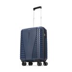 Aristocrat Airpro Cabin 55 Cm(Small) 8 Wheels Trolley Bags for Travel Hard Case Luggage, Lightweight Bag with Combination lock & Robust Trolley with 7 Years warranty (Blue)