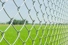 Fencing Chain Link Net for Fencing Mesh D Fence Wire Height 4 Feet/Length: 40 Feet Diameter:2.6 Mm Size 4X4 Inches Ideal for Fencing(12 Gauge Wire), Galvanized Silver Steel