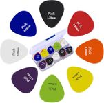 ZIBUYU® 24 Pcs Guitar Picks, Guitar Picks for Acoustic Guitar Including 6 Thickness 0.58/0.71/0.81/0.96/1.20/1.50 mm