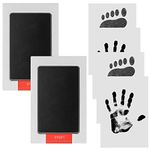 HexinYigjlyBaby Handprint and Footprint Set, 2 Piece Baby Print Set, Paw Print Set, Clean Touch Ink Pad for Baby Shower, Newborn, Dog, Cat