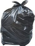 Alina 25 x 140L Polythene Black Heavy-Duty Wheeled Bin Liner/Wheelie Refuse Bag/CHSA Compactor Sack/Heavyweight 140 Litre Black Plastic Garbage Bag (25 sacks)