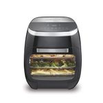 Hamilton Beach 11.6 QT Digital Air Fryer Oven with Rotisserie, 8 Pre-Set Functions including Dehydrator, Roaster & Toaster, 1700W, Black (35073)