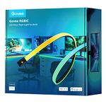 Govee RGBIC Gaming Lights, 5M Neon Rope Lights Soft Lighting for Gaming Desk, LED Strip Lights Syncing with Razer Chroma, Smart App Control, Support Cutting, Music Sync, Adapter (Only 2.4G Wi-Fi)