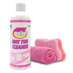 Quick N Brite 51001 16 oz Hot Tub Cleaner with Sponge and Cloth