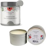 Chalk Style Paint + Furniture Wax Bundle - for Furniture, Home Decor, Crafts (Color: Pebble Beach [4 oz] - Grey)