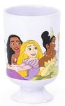 Disney Princess Bathroom Tumbler - Purple Resin Toothbrush/Pencil Holder Features Cinderella, Moana, Rapunzel, & Tiana - Kids Bathroom Accessory