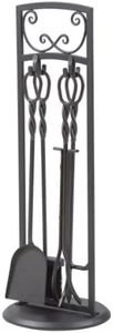 Panacea Products 15982 5-Piece Flourishing Scroll Toolset for Fireplace