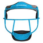 Champro The Grill - Defensive Fielder's Facemask, Optic Blue, Adult
