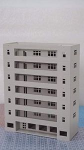 Outland Models Railway Modern Building Dormitory/School Grey N Scale 1:160