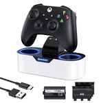 NEWDERY Solo Charger Station for Xbox Wireless Controllers, Fast Charging Dock Single Charging Stand for Xbox One/Series X|S Controller