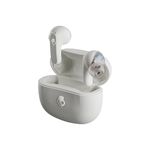 Skullcandy Rail Wireless Earbuds with Mic- 42Hr Battery, Multipoint Pairing, Skull-iQ App, Alexa Voice Control, IP55 Water Resistant – Bone Orange