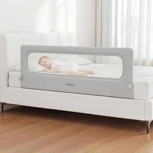 TodiNest Bed Rail for Toddlers, 59 Inch Foldable Baby Guard