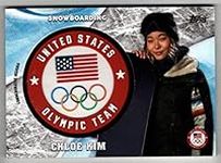 Chloe Kim 2018 Topps Team Logo Crest Patch /99 Rookie Card RC. Onlyh 99 Made