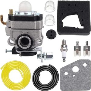 ZAMDOE FG100 GX31 Carburateur pour Honda GX22 GX31 4 temps Tiller HHE31C Edger HHT31S UMK431 UMK431K1 Tondeuse/débroussailleuse 16100-ZM5-A95 16100-ZM5-803 avec filtre à air bougie d'allumage