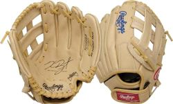 Rawlings Sure Catch Glove Series | T-Ball & Youth Baseball Gloves | Right Hand Throw | 10.5" | Kris Bryant Model , Brown