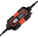 BLACK+DECKER BM3B Fully Automatic 6V/12V Battery Charger/Maintainer with Cable Clamps and O-Ring Terminals