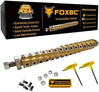 FOXBC OEM 13 Inch Spiral Helical Cutterhead for DeWalt DW735 DW735X Planer