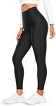 CRZ YOGA Womens High Waisted Fleece