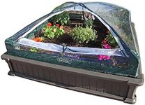 Lifetime 60053 Raised Garden Bed Kit, 2 Beds and 1 Early Start Vinyl Enclosure