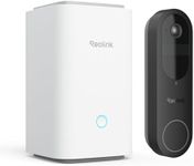 Reolink 2K Battery Video Doorbell with Home Hub, 2.4/5GHz Wi-Fi Doorbell Camera Wireless, 1:1 Head-to-Toe View, Package/Person/Vehicle Detection, Video Call, 64GB Local Storage with No Monthly Fee.