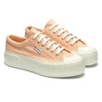 Superga Womens/Ladies 2631 Stripe Platform Trainers (5.5 UK) (Pink Peach/Avorio)