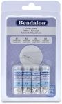 Beadalon Crimp Tube Variety Pack #1-4 Silver, Plated, 600-Piece