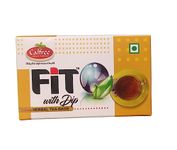 CalFree 50 bags of Fit with Dip Herbal Tea 100% Natural Pure Organic Stevia Chai Herbal Kadha Whole Leaves Sweetener No Additives, No Caffeine, Herbal Chai (Pack of 1), 50 bags