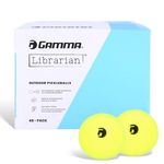 Gamma Librarian Foam Pickleball Balls, Foam Balls for Pickleball Practice with True Bounce on All Surfaces, Box of 48