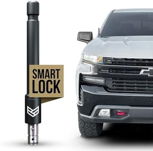 RONIN FACTORY Truck Antenna for Chevy Silverado & GMC Sierra Accessories - Anti Theft - Carwash Safe - Short Replacement Antenna (5 Inch SmartGuard)